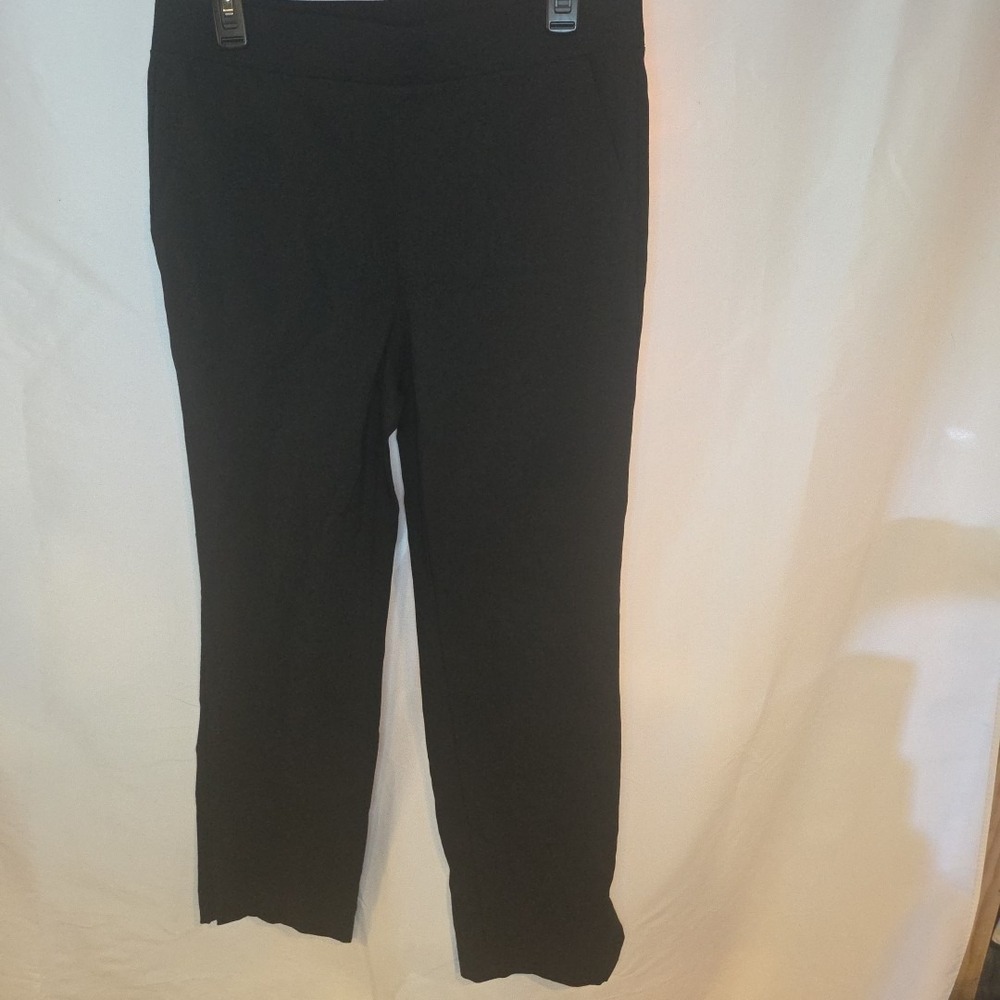 Marla‎ Wynne Pull On Stretch Pants Women's Sz 14  Black  Made In USA